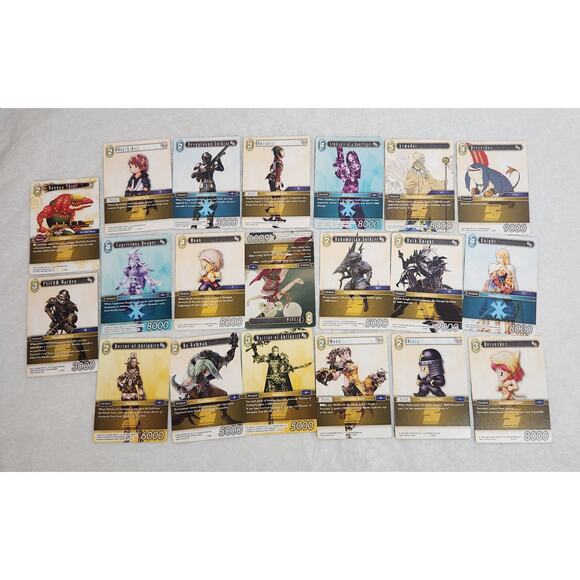 Final Fantasy TCG 48 Cards And Attack On Titan 18 Cards Lot NM Pre-owned - Picture 4 of 4